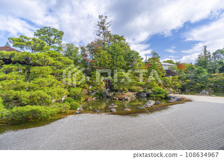 仁和寺廟花園 - 從新田看到的北花園 - 紅葉季節 仁和寺廟花園 - 從新田看到的北花園 - 紅葉季節 108634967
