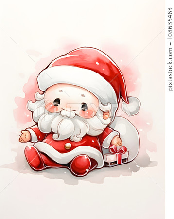 baby santa claus 108635463