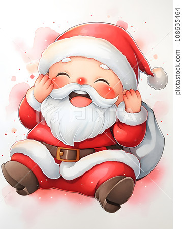 baby santa claus 108635464