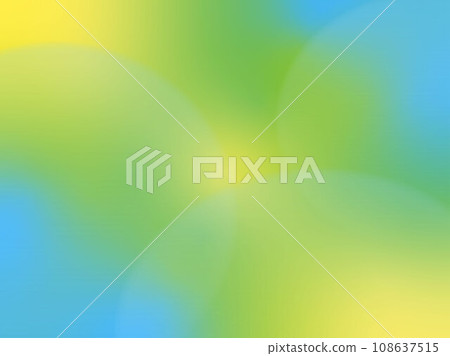 Bright and vague abstract background_mixed colors of yellow x green x light blue 108637515