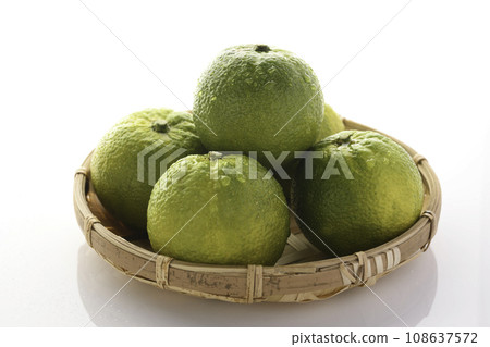 來自和歌山縣北山村的幻果 Jabara,白色背景 來自和歌山縣北山村的幻果 Jabara,白色背景 108637572