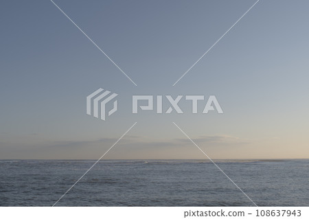 海，黃昏，寂靜，暮光之城，天空，晴朗的天空，安靜的風景，BG 108637943