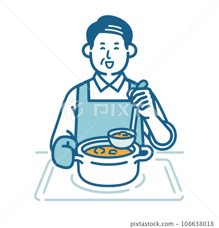 老人做飯 老人做飯 108638018