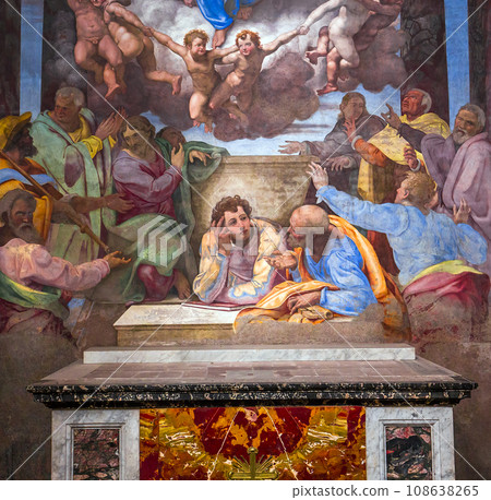 Trinita dei Monti church, Rome, Italy Trinita dei Monti church, Rome, Italy 108638265