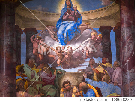 Trinita dei Monti church, Rome, Italy Trinita dei Monti church, Rome, Italy 108638280