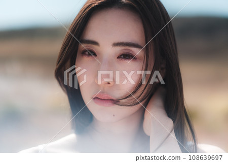 Beauty image of a woman in nature 108639697