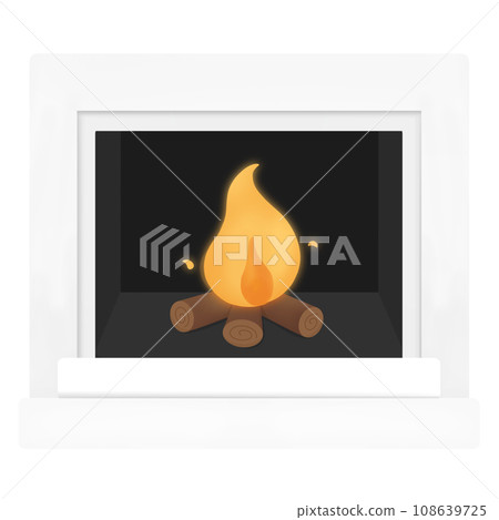 white fireplace 108639725