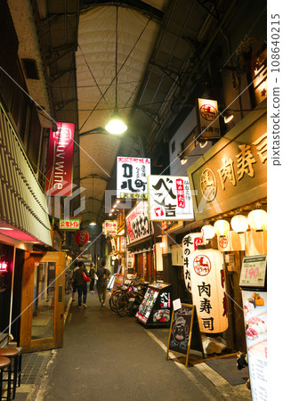 [大阪府]10月/天王寺站的夜晚 108640215