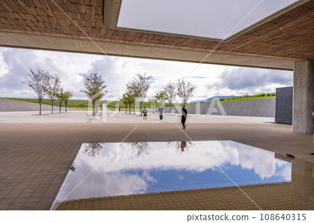 水盆與頂燈 東日本大地震海嘯紀念館 岩手海嘯紀念館 108640315