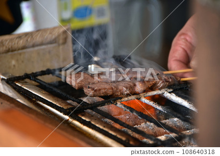 Hida beef skewers Hida beef skewers 108640318