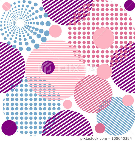 Purple abstract background with circles, fashionable clothing color. 108640394