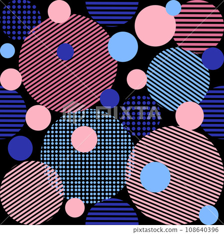 Purple abstract background with circles, fashionable clothing color. 108640396