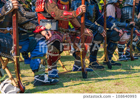 Nagoya Castle Autumn Festival, matchlock gun demonstration (Nagoya City, Aichi Prefecture) Nagoya Castle Autumn Festival, matchlock gun demonstration (Nagoya City, Aichi Prefecture) 108640993