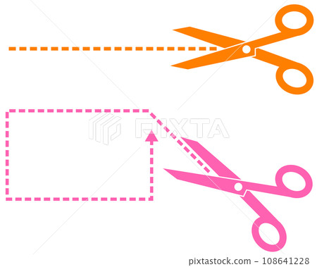 剪刀剪斷線圖解 108641228