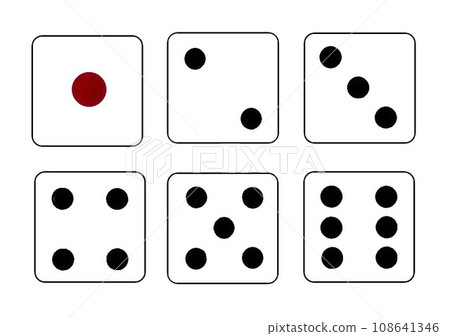 Dice roll illustration A Dice roll illustration A 108641346