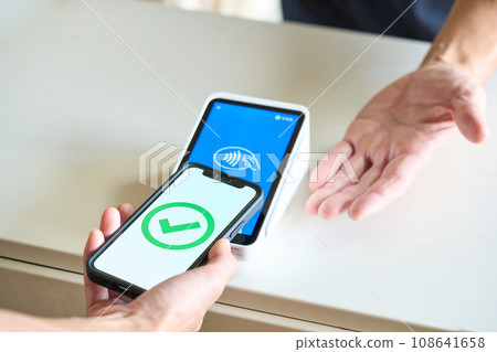 Pay with your smartphone Pay with your smartphone 108641658