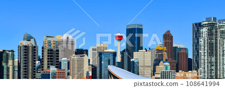 Calgary city skyline at sunny day, Alberta,Canada Calgary city skyline at sunny day, Alberta,Canada 108641994