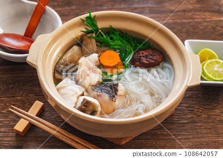 Winter dish cod hotpot 108642057