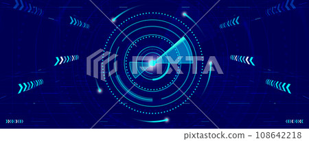 Abstract cyberspace, science and technology concept background. Abstract cyberspace, science and technology concept background. 108642218