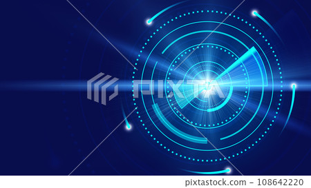 Abstract cyberspace, science and technology concept background. 108642220
