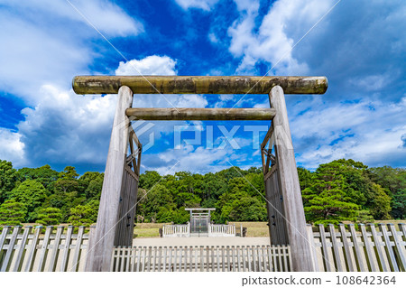 Kashihara City, Nara Prefecture, Unebiyama Tohoku Mausoleum of the first Emperor Jimmu 108642364