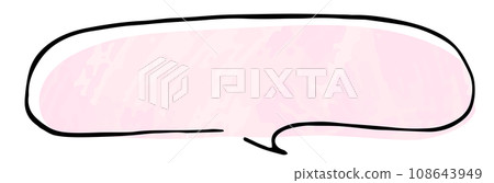 Simple speech bubble cute 108643949