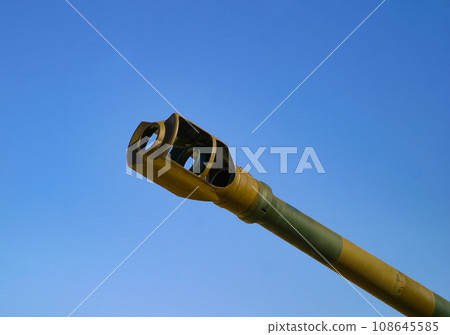 Ground Self-Defense Force 155mm howitzer muzzle 108645585