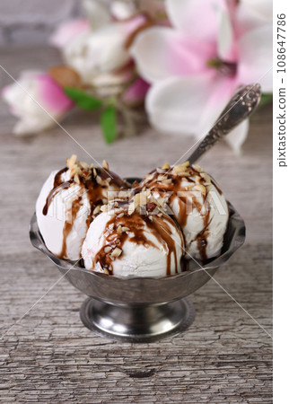 Plombir ice cream 108647786