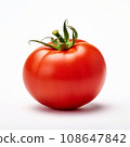 Fresh tomato isolated on white background. 108647842