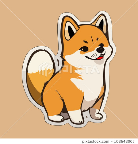 Cute fox. Poster for baby room. Childish print for nursery. Design can be used for fashion t-shirt, greeting card, baby shower. Vector illustration Cute fox. Poster for baby room. Childish print for nursery. Design can be used for fashion t-shirt, greeting card, baby shower. Vector illustration 108648005