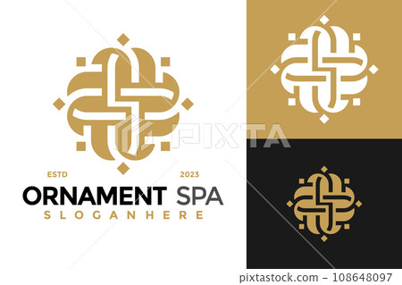 Letter S Ornament Spa Logo design vector symbol icon illustration 108648097