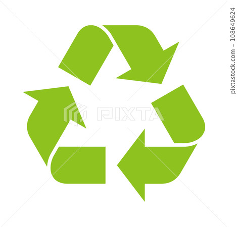 Arrow icon representing recycling and circulation 108649624