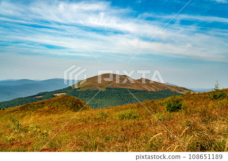 The Bieszczady Mountains, Carpathians, Poland. The Bieszczady Mountains, Carpathians, Poland. 108651189