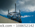 Base station shining against the blue sky 108652142