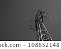 Landscape with transmission lines 108652148
