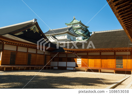 名古屋城天守閣風景(愛知縣名古屋市) 名古屋城天守閣風景(愛知縣名古屋市) 108653038