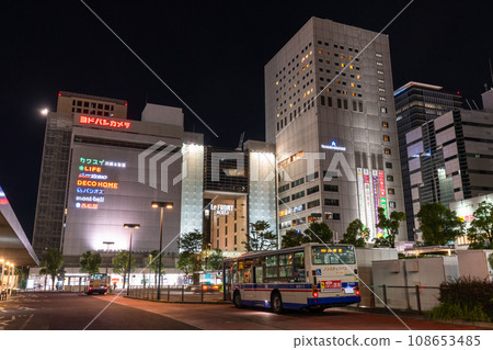 《Kanagawa Prefecture》Kawasaki station front night downtown area / near JR Kawasaki station 108653485