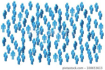 人形象形圖（人群） 108653613