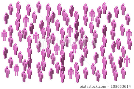人形象形圖（人群） 108653614