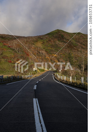 Shiretoko色的葉子橫穿路 108653731