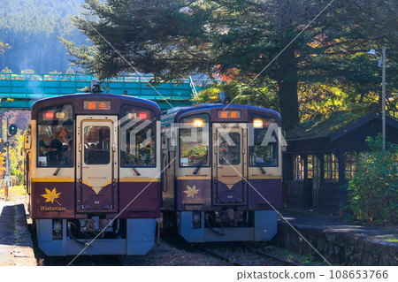 Watarase Keikoku Railway up and down lines 108653766