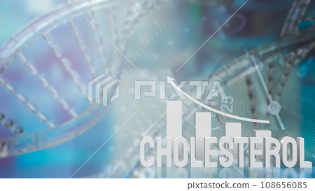 The white Cholesterol on dan background for medical and sci concept 3d rendering. The white Cholesterol on dan background for medical and sci concept 3d rendering. 108656085