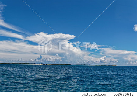 Summer sea seen from the sea Summer sea seen from the sea 108656612