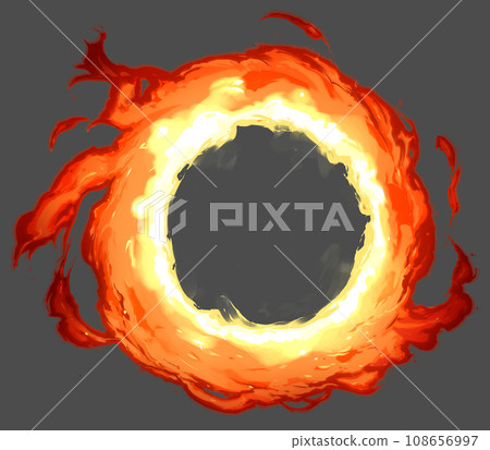 Circular effect 01 flame B Circular effect 01 flame B 108656997