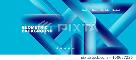 Trendy color overlapping lines abstract background. Vector Illustration For Wallpaper, Banner, Background, Card, Book Illustration, landing page Trendy color overlapping lines abstract background. Vector Illustration For Wallpaper, Banner, Background, Card, Book Illustration, landing page 108657226