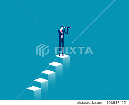 Vision for business marketing. Business vector illustration 108657415