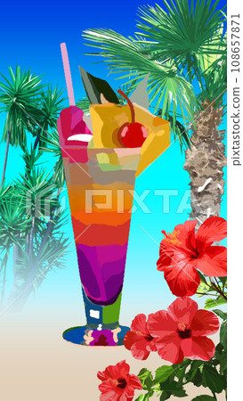 智慧型手機桌布「熱帶雞尾酒」#1 108657871