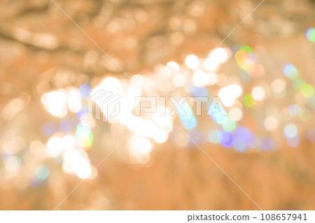 Orange glitter image (background material) 108657941