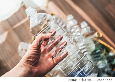 Empty plastic bottle 108658537