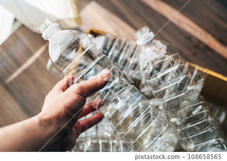 Empty plastic bottle 108658565